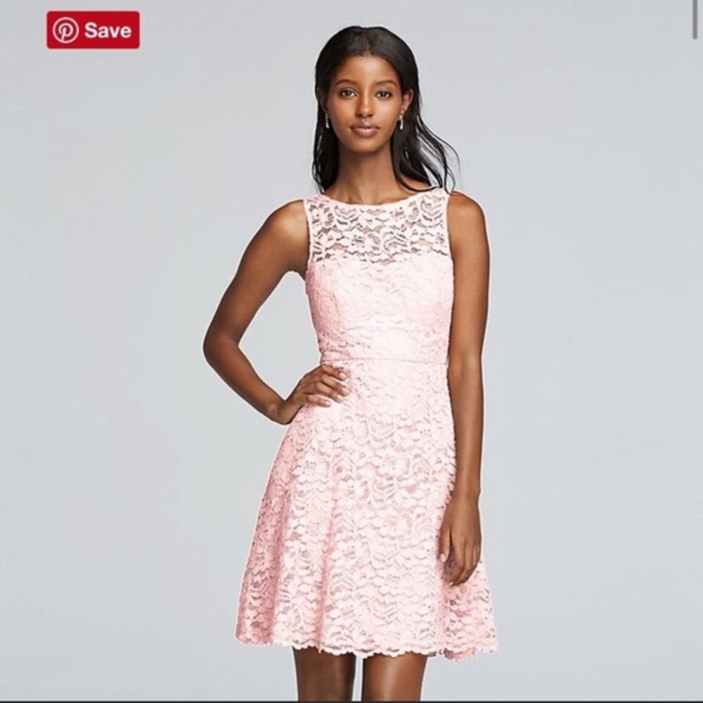 Brand new sheer pink dress